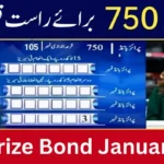 750 Prize Bond List January 2026 – Draw No. 105 Results Announced in Peshawar