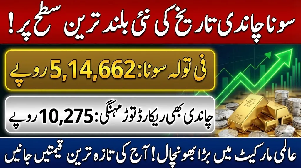 Gold, Silver Prices Surge to Record Highs in Pakistan Amid Global Rally 2026