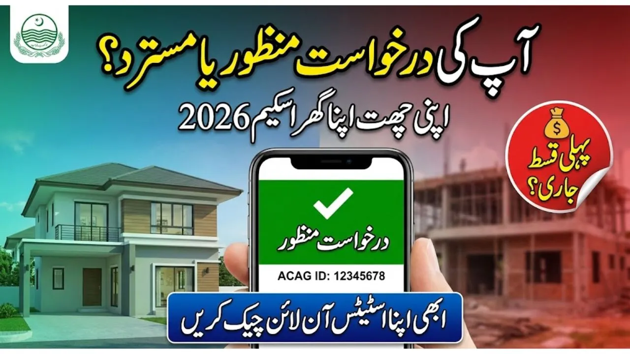Apni Chhat Apna Ghar ACAG Status Check 2026 Application Tracking Guide