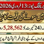 Gold Rate Pakistan Today 24k per Tola – 13 February 2026 (Latest Prices)